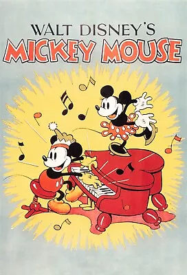 1932 Disney Mickey Mouse Whoopee Party Mini Movie Poster Postcard Repro 4x6 • $5.95