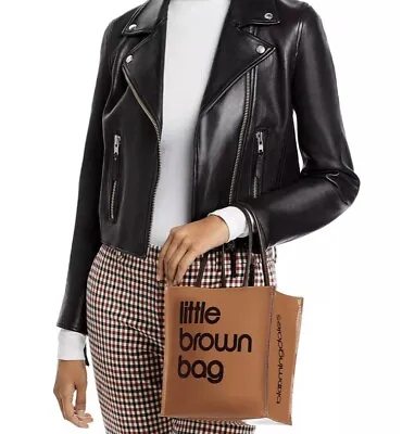Bloomingdale's Little Brown Bag Lunch Tote Bag Authentic New With Tag Gift Wrap • £46