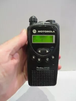 Motorola Radius CP125 435-480 MHz UHF Two Way Radio AAH49RCF8AA1AC  • $19.99