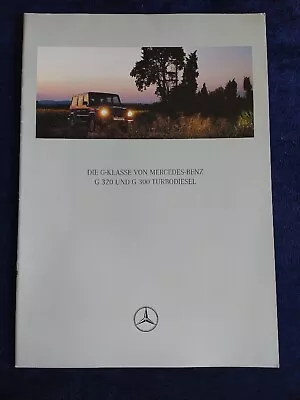 Mercedes G-Class G 320 G 300 Turbo Diesel Brochure 04.1997 • $15.94