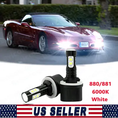 2x For 1997-2004 C5 Corvette HID LED SUPER BRIGHT Fog Light Conversion Bulbs Kit • $24.74