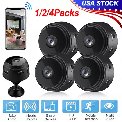 Mini Wireless 1080P Hidden Camera Wifi IP Home Security HD Night Vision Cam US • $8.77