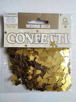 £2.40 • Buy 14g Gold Bells Table Confetti Wedding Party Engagement Decoration