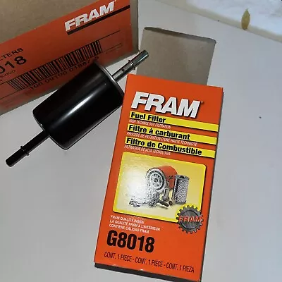 Fram Fuel Filter G8018 In Line Stainless Steel USA Made Ford Mercury Lincoln New • $14.45