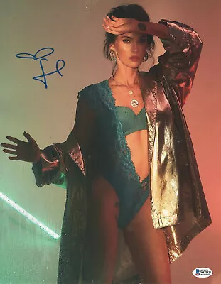 Sexy Megan Fox Signed Autograph 11x14 Photo - Transformers Beckett Bas 30 • $226.41