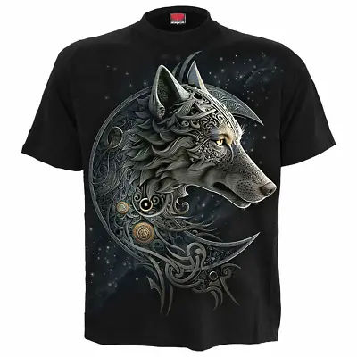 SPIRAL DIRECT CELTIC WOLF T-ShirtBiker/Skull/Goth/Wolf/Native/Yin Yang/Top/Tee • £16.99