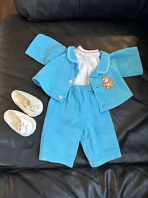 Vintage Cabbage Patch Kids Doll 3 Piece Outfit Clothes With White Stripes Shoes • $17