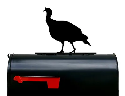 Wild Turkey Silhouette Mailbox Topper / Sign - Powder Coated Steel - US Made • $35
