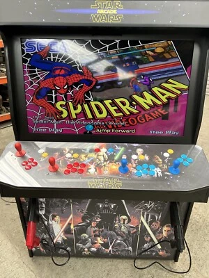 £1400 • Buy 4 Player Arcade Video Game Machine Includes Thousands Of Games Hyperspin