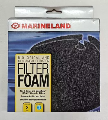 NEW Marineland Filter Foam Fits C-160 & C-220 Canister Filter Rite-Size S 2 Pk • $4.49