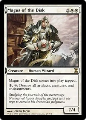 Mtg Magic The Gathering - Magus Of The Disk - Time Spiral - Near Mint! • $1.56