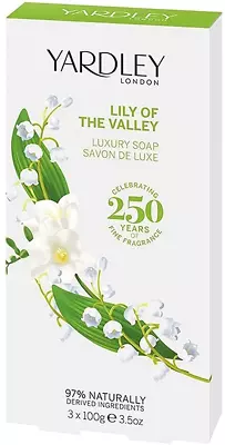 Yardley London Lily Of The Valley Soap 100 G 3-Unit Y7410053-6 • £11.02