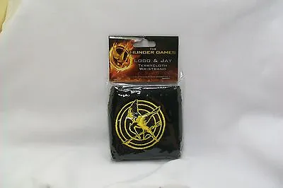 The Hunger Games Black & Yellow MockingJay Logo Terrycloth Wristband *New • $5.99