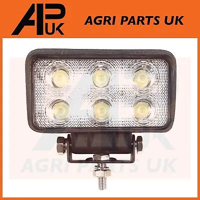 18W Rectangle LED Work Light Lamp Flood Beam Digger Tractor 4x4 Offroad Lorry • $25.25
