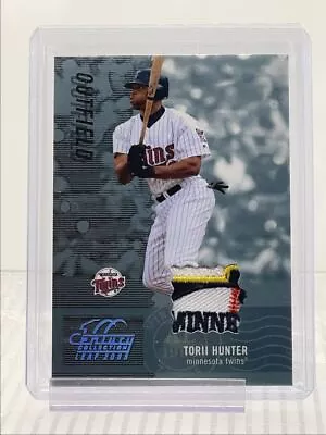 Torii Hunter 2005 Donruss Leaf Century Collection Sample Sp Patch Q1920 • $9.50