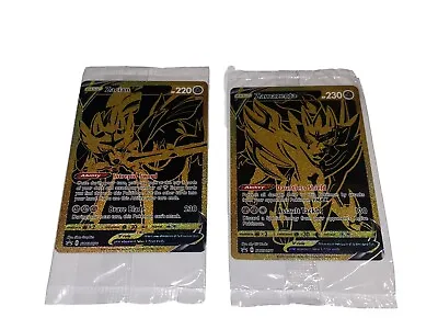 Pokemon Zacian V And Zamazenta V Premium Collection Promo Cards 076 077 • $140