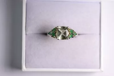 QVC - 925 Silver Designer Michelle Albala ? Gemstone Ring • £5