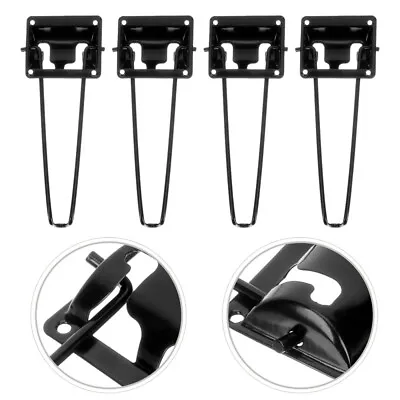 4pcs Heavy Duty Folding Coffee Table Legs Foldable Table Legs Metal Bench Legs • £13.50