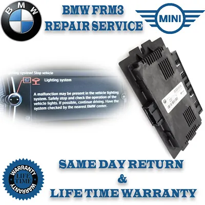 FRM3 Footwell Module BMW MINI REPAIR SERVICE. CODED. LIGHT CONTROL  MODULE • $52