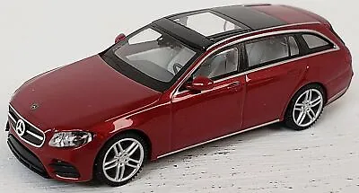 Wiking NEW HO 1/87 Scale Mercedes Benz E Class S213 AMG Wagon In Metallic Red • $37.59