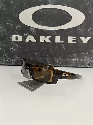 Oakley Gascan S Small Brown Tortoise Gold Icons/Bronze Lenses Sunglasses 03-557 • $119.99