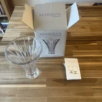 Marquis By Waterford Crystal Sheridan Flared 9 Inch Vase • $14.40