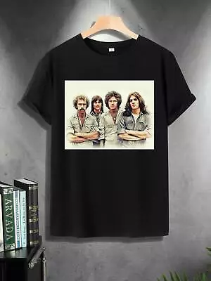 The Eagles 1972 Band Members Black T-Shirt S-5XL NPD39 • $6.95