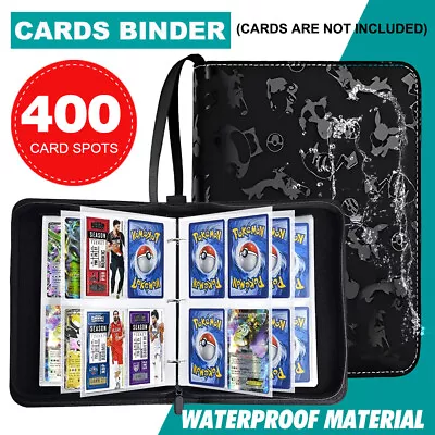 400 Pockets Card Folder Binder Album Book Cards Holder Case For CCG Game Cards • $19.93