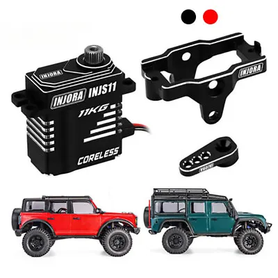 INJORA Coreless High Torque Digital Servo & Mount & Servo Horn For Traxxas TRX4M • $49.99