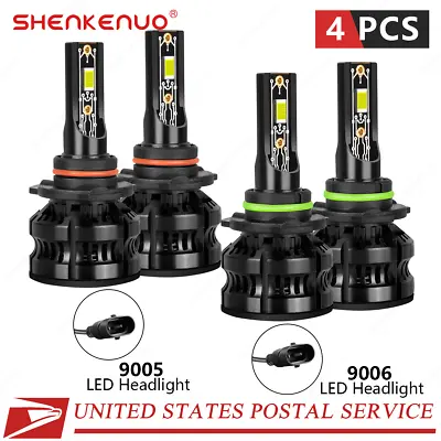 4x 6000K LED Headlight Bulbs For GMC Sierra 1500 2500 HD 1999-2006 High Low Beam • $32.97