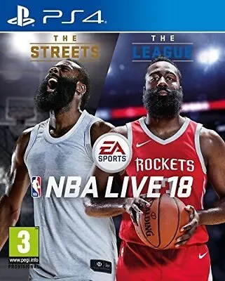 PS4 NBA Live 18 EXCELLENT Condition PS5 Compatible Basketball Game League Street • $39.53