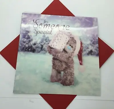 £3.49 • Buy Someone Special 3D Holographic Me To You Bear Cute Open Christmas Card New Gift