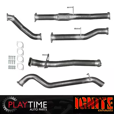 3 Inch Exhaust For Toyota Hilux Exhaust 3L D4D Kun26R With Pipe Only Raw Steel • $450