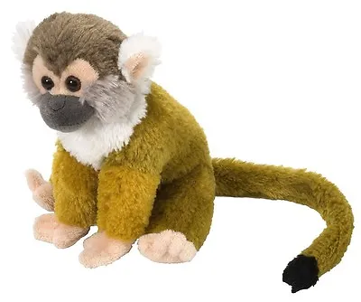 £10.95 • Buy New Wild Republic Plush Cuddlekins 8  Squirrel Monkey Cuddly Soft Toy Teddy