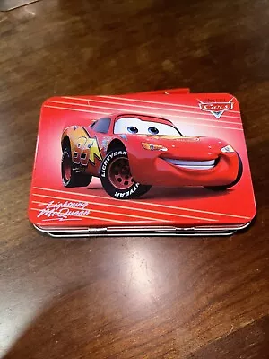 Lightning McQueen Metal Mini Lunch Box Disney Pixar Red 2006  • $9.99