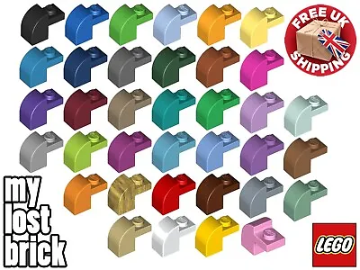 LEGO - Part 6091 - Pack Of 5 X NEW LEGO Bricks 1x2x1 1/3 Curved Top + FREE POST • £1.49