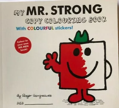 Mr Strong Copy Colouring Book With Colourful Stickers NEW Mr Men Activity Book • £4.98