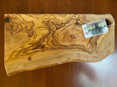 Olive Wood Cutting Charcuterie Board Bread Challah Chopping Carving Meat ITALY • $39.95