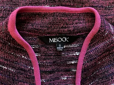 MISOOK Exclusively Jacket Coat Knit Cardigan Multi-Print - Size Small S - NTSF • $36.90
