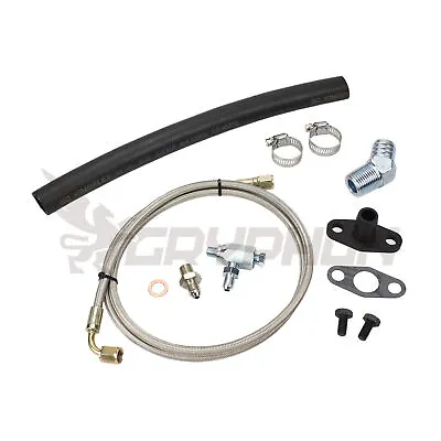 Turbo Oil Feed Return Line Kit For Toyota 2H HJ47 HJ60 HJ75 With Holset HE300 • $136.13