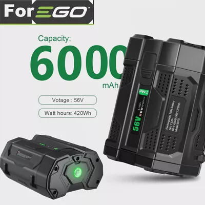 6000mAh Battery For EGO 56V BA1400T BA4200 BA2800 ST1502LB Lithium-Ion Power UK • £149.99