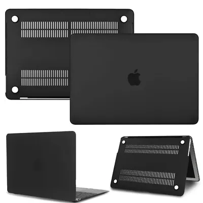 Matted Black Hard Case Cover For Apple MacBook Air Pro 11'' 12 13'' 14' 15' 16'' • £8.49