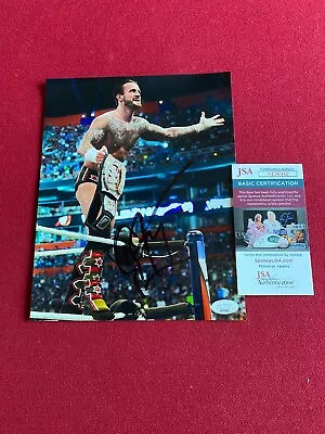 CM Punk  Autographed  (JSA) WWE 8x10 Photo  (Scarce / Vintage) • $89