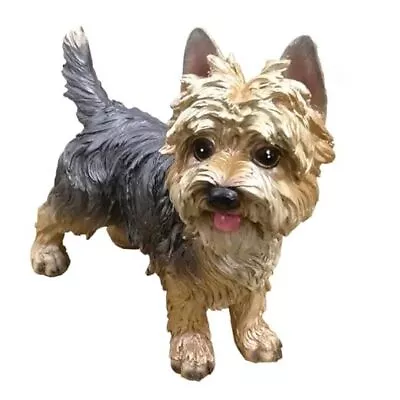 StandingsOutdoor Garden Statues Resin Dog 7.87inch Yorkshire Terrier Statue • $85.90