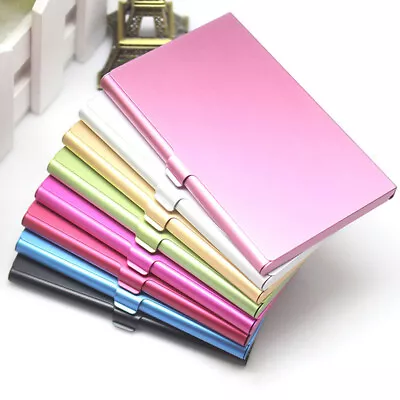 £1.67 • Buy Aluminum Metal ALLOY Pocket Business ID Credit Card Wallet Case Holder Box