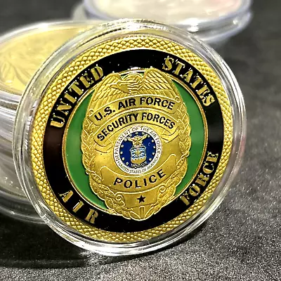 Air Force SECURITY FORCES POLICE MILITARY USAF CHALLENGE COIN • $12.97