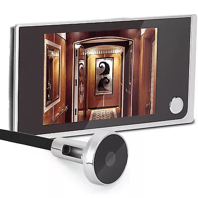 3.5 Digital LCD 120 ° Peephole Viewer Photo Visual Electronic Cat Eye NGF • $43.28