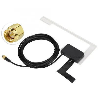 Car Stereo DAB Digital Radio Aerial Antenna Glass Mount SMA Male Connector • £3.89