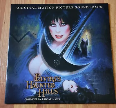 Elvira’s Haunted Hills OST Soundtrack LP Record      Clear With Spider Web Swirl • $100