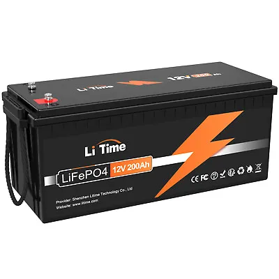 Litime LiFePO4 12V 200Ah Lithium Battery 15000 Cycles For RV Off-grid Solar • $447.99